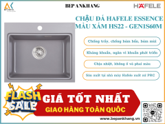Chậu đá Hafele Essence màu xám HS22 - GEN1S60M 577.25.520